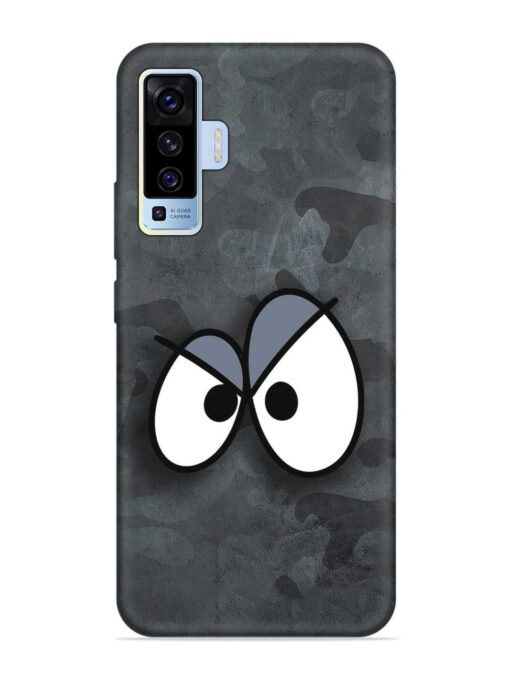 Big Eyes Night Mode Embossed Soft Silicone Case for Vivo X50 Zapvi