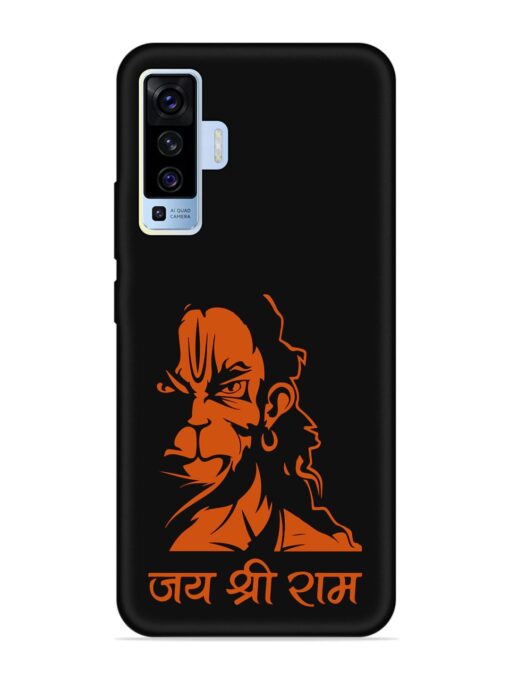 Angry Hanuman Embossed Soft Silicone Case for Vivo X50 Zapvi