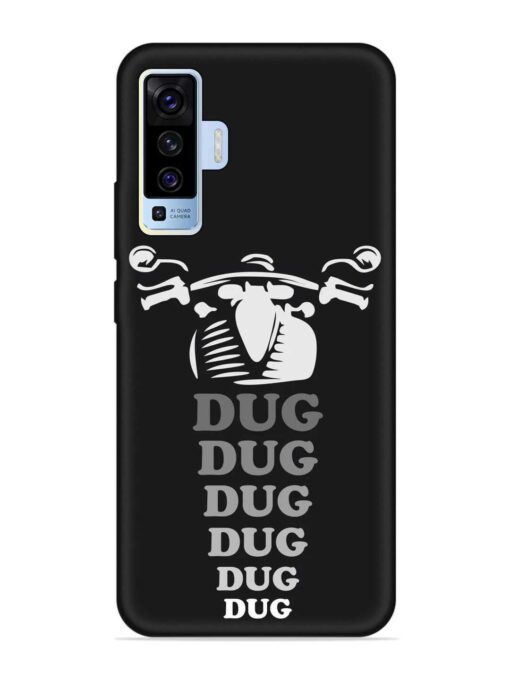 Dug Dug Dug Embossed Soft Silicone Case for Vivo X50 Zapvi