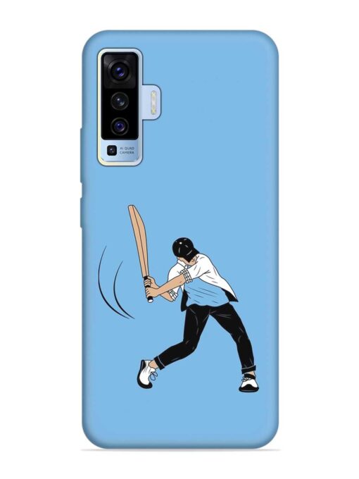 Cricket Gully Boy Embossed Soft Silicone Case for Vivo X50 Zapvi