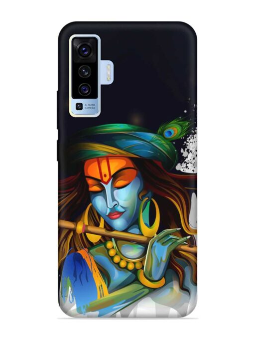 Krishna Art Embossed Soft Silicone Case for Vivo X50 Zapvi