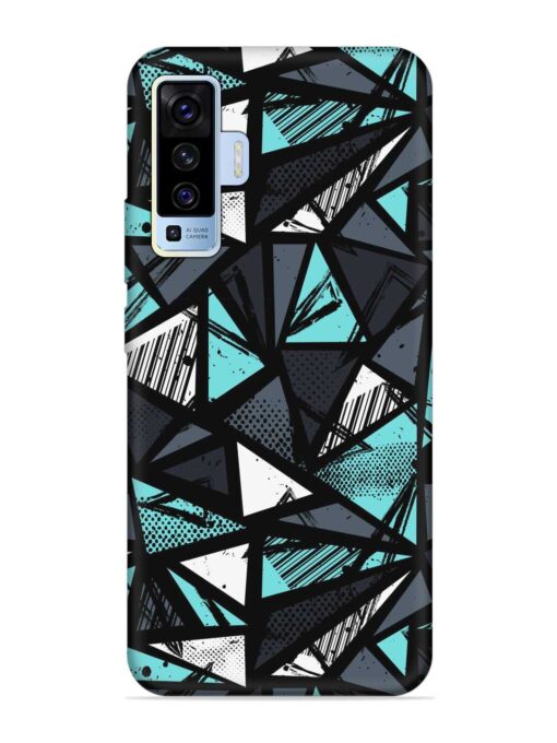 Abstract Seamless Embossed Soft Silicone Case for Vivo X50 Zapvi