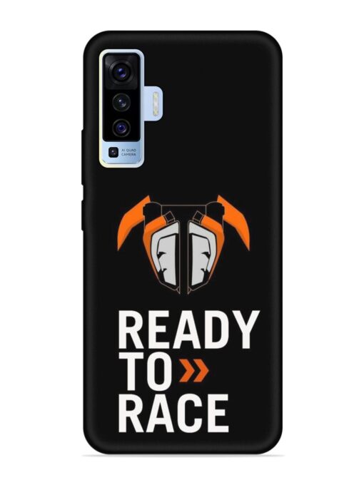 Ready To Race Embossed Soft Silicone Case for Vivo X50 Zapvi