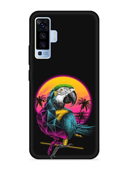 Rad Parrot Embossed Soft Silicone Case for Vivo X50 Zapvi