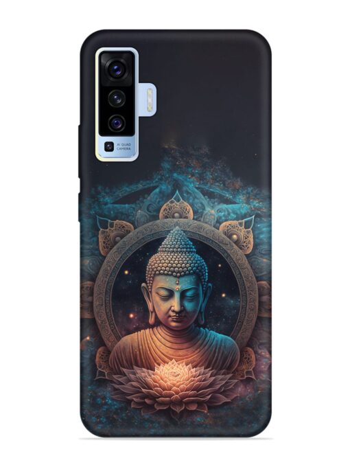 Gautam Buddha Embossed Soft Silicone Case for Vivo X50 Zapvi