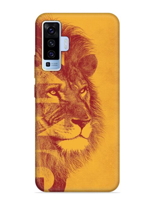 Gold Lion Crown Art Embossed Soft Silicone Case for Vivo X50 Zapvi