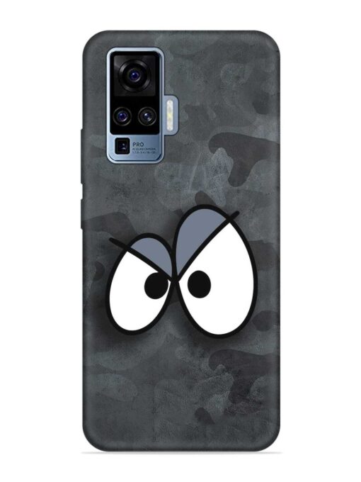 Big Eyes Night Mode Embossed Soft Silicone Case for Vivo X50 Pro Zapvi