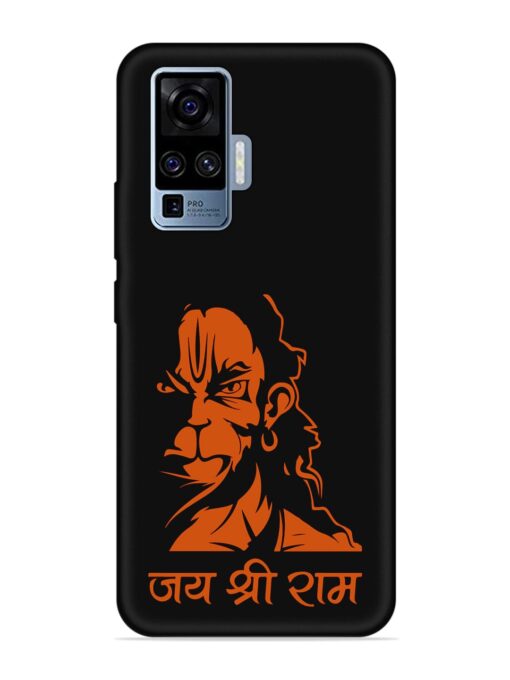 Angry Hanuman Embossed Soft Silicone Case for Vivo X50 Pro Zapvi