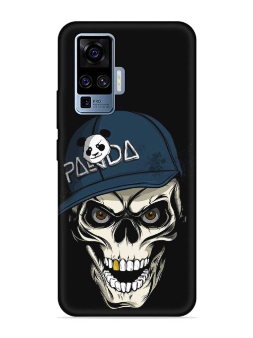 Panda Skull Embossed Soft Silicone Case for Vivo X50 Pro Zapvi