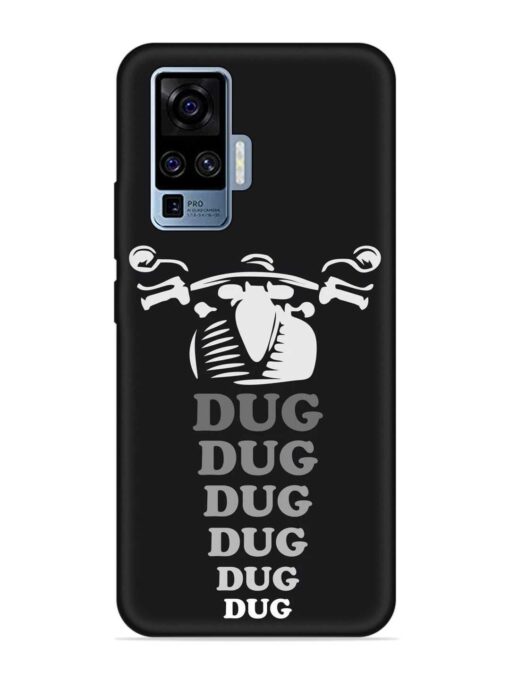 Dug Dug Dug Embossed Soft Silicone Case for Vivo X50 Pro Zapvi