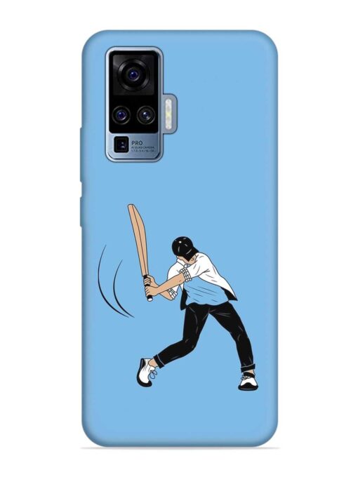 Cricket Gully Boy Embossed Soft Silicone Case for Vivo X50 Pro Zapvi