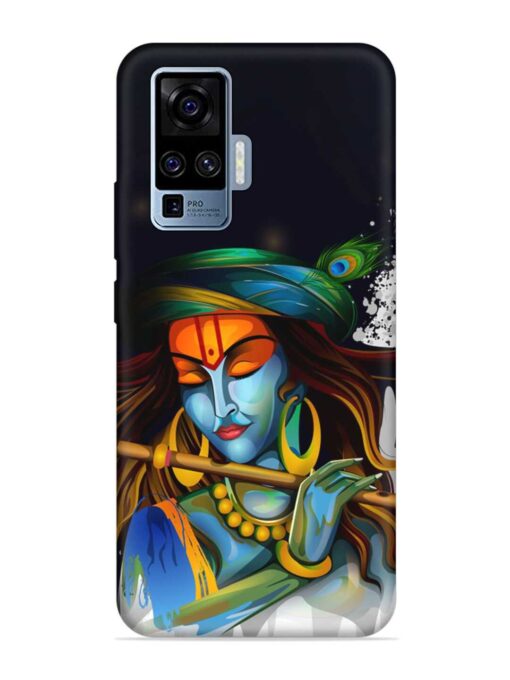 Krishna Art Embossed Soft Silicone Case for Vivo X50 Pro Zapvi