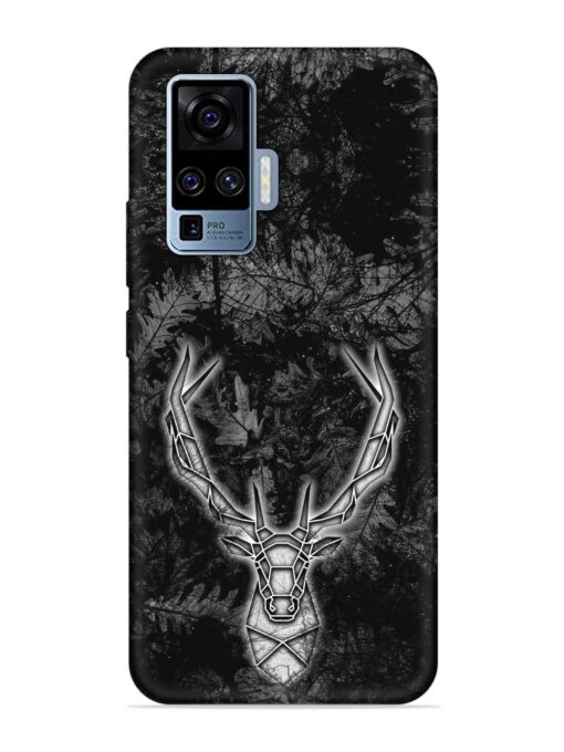 Ancient Deer Embossed Soft Silicone Case for Vivo X50 Pro Zapvi