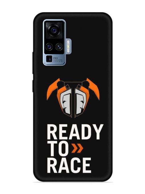 Ready To Race Embossed Soft Silicone Case for Vivo X50 Pro Zapvi