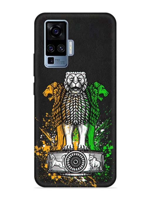 Pillars Of Ashoka Embossed Soft Silicone Case for Vivo X50 Pro Zapvi