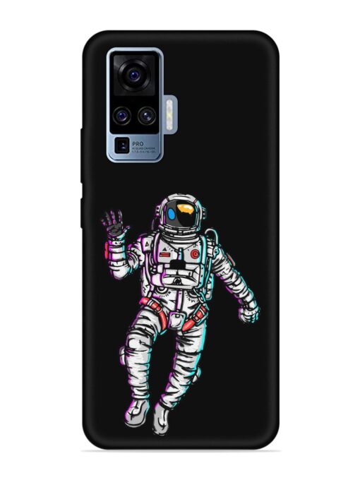 Spaceman Embossed Soft Silicone Case for Vivo X50 Pro Zapvi