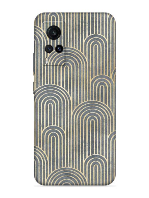 Art Deco Style Embossed Soft Silicone Case for Vivo X60 Zapvi