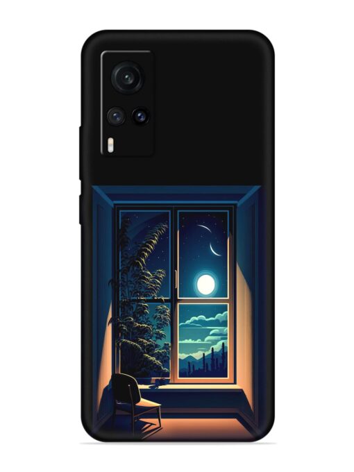 Night View At Window Embossed Soft Silicone Case for Vivo X60 Zapvi