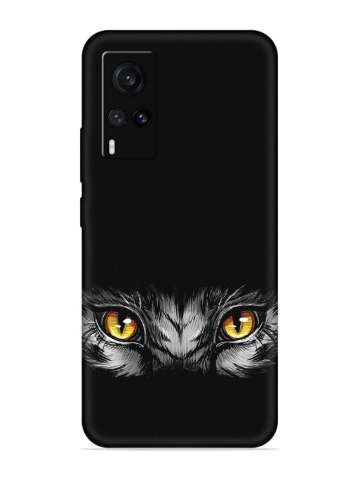 Scary Eye Embossed Soft Silicone Case for Vivo X60 Zapvi