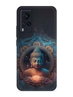 Gautam Buddha Embossed Soft Silicone Case for Vivo X60 Pro