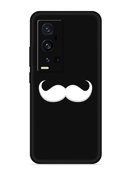 Mustache Vector Embossed Soft Silicone Case for Vivo X60 Pro Plus Zapvi