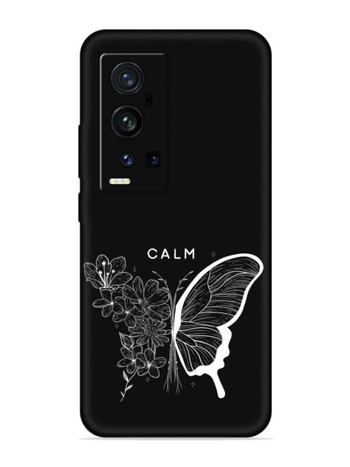 Calm Embossed Soft Silicone Case for Vivo X60 Pro Plus