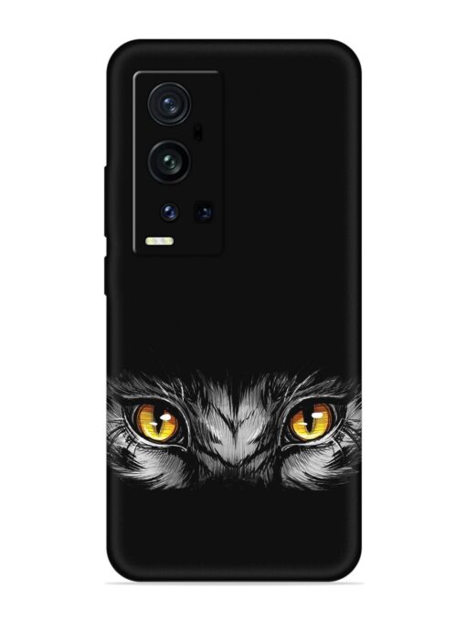 Scary Eye Embossed Soft Silicone Case for Vivo X60 Pro Plus