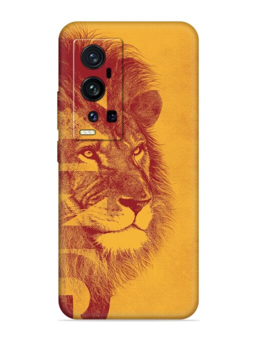 Gold Lion Crown Art Embossed Soft Silicone Case for Vivo X60 Pro Plus Zapvi