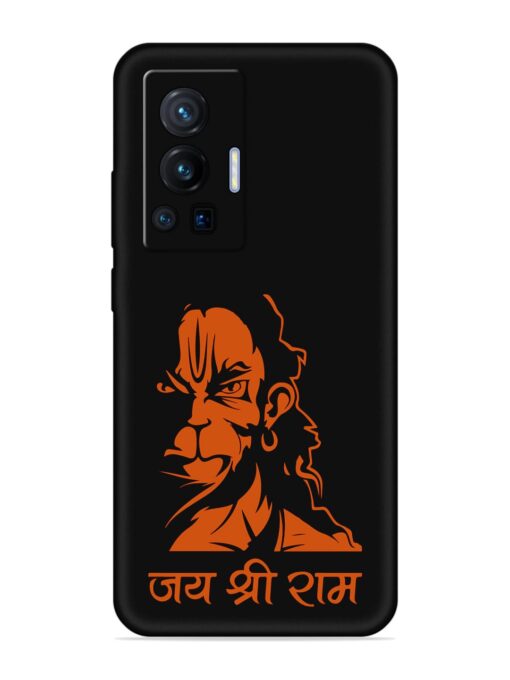 Angry Hanuman Embossed Soft Silicone Case for Vivo X70 Pro (5G) Zapvi