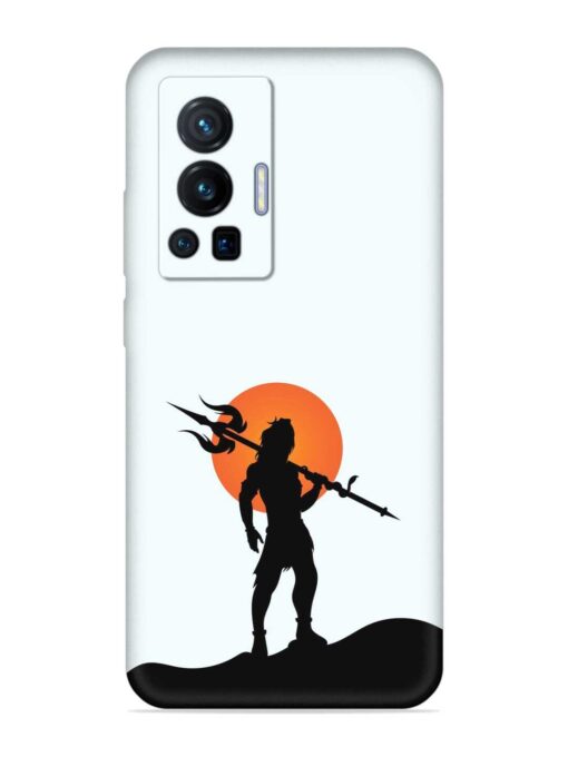 Lord Mahadev Trendy Embossed Soft Silicone Case for Vivo X70 Pro (5G) Zapvi