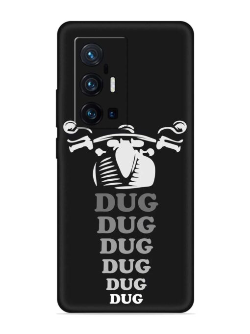 Dug Dug Dug Embossed Soft Silicone Case for Vivo X70 Pro Plus