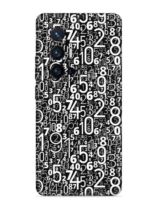 Many Numbers Different Embossed Soft Silicone Case for Vivo X70 Pro Plus Zapvi