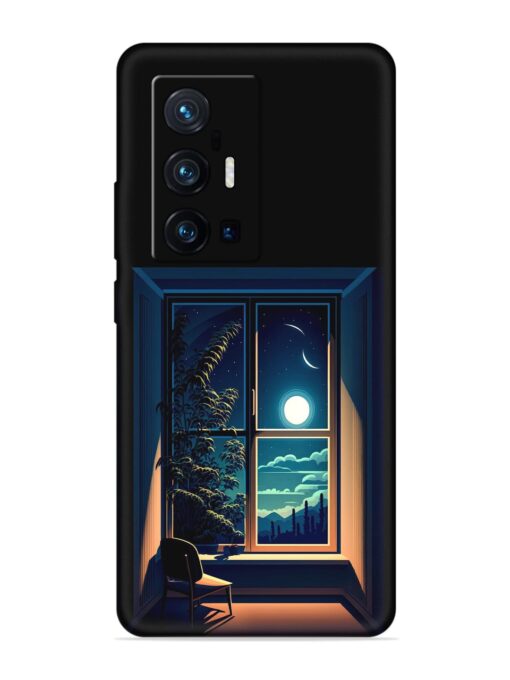 Night View At Window Embossed Soft Silicone Case for Vivo X70 Pro Plus Zapvi