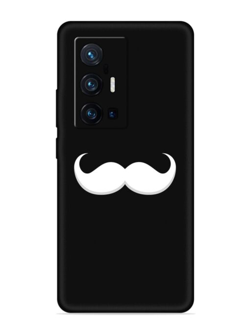 Mustache Vector Embossed Soft Silicone Case for Vivo X70 Pro Plus