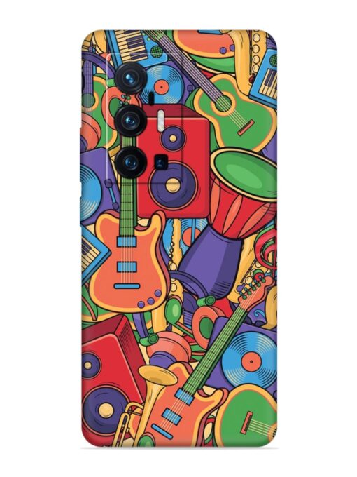 Colorful Music Art Embossed Soft Silicone Case for Vivo X70 Pro Plus Zapvi