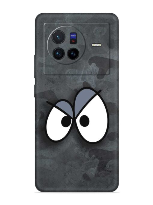 Big Eyes Night Mode Embossed Soft Silicone Case for Vivo X80 Zapvi