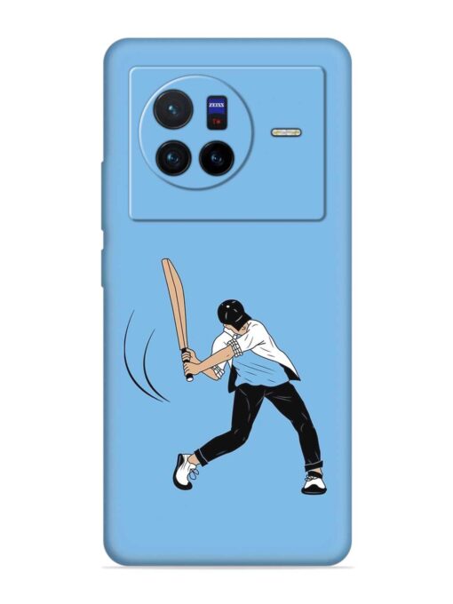 Cricket Gully Boy Embossed Soft Silicone Case for Vivo X80 Zapvi