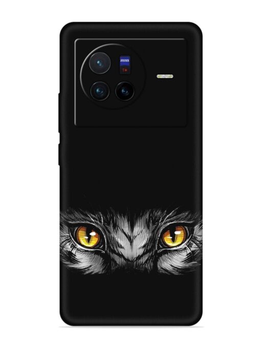 Scary Eye Embossed Soft Silicone Case for Vivo X80