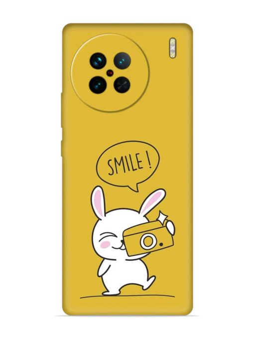 Hey Smile Please Embossed Soft Silicone Case for Vivo X90