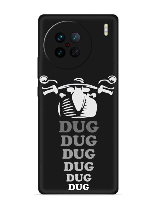 Dug Dug Dug Embossed Soft Silicone Case for Vivo X90