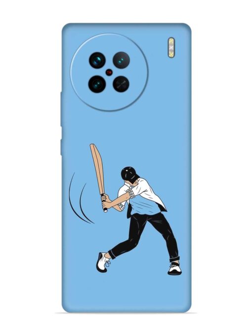 Cricket Gully Boy Embossed Soft Silicone Case for Vivo X90