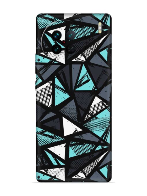 Abstract Seamless Embossed Soft Silicone Case for Vivo X90 Zapvi