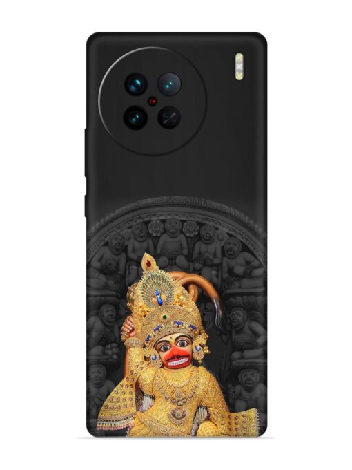 Indian Gold Hanuman Embossed Soft Silicone Case for Vivo X90