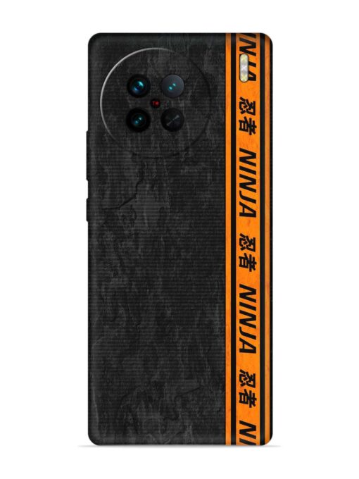 Ninja Srtips Embossed Soft Silicone Case for Vivo X90