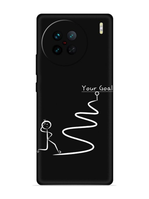 Your Goal Embossed Soft Silicone Case for Vivo X90 Zapvi