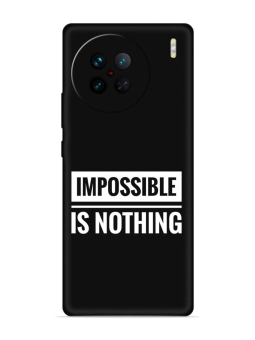 Impossible Is Nothing Embossed Soft Silicone Case for Vivo X90