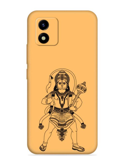 Indian God Hanuman Embossed Soft Silicone Case for Vivo Y01