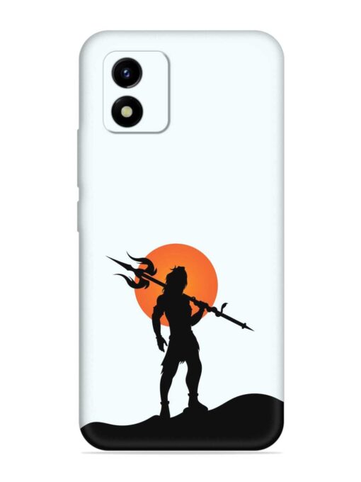 Lord Mahadev Trendy Embossed Soft Silicone Case for Vivo Y01