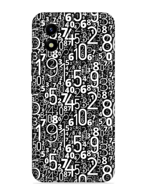 Many Numbers Different Embossed Soft Silicone Case for Vivo Y01 Zapvi