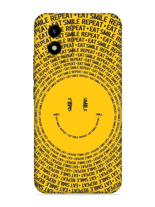 Smiley Embossed Soft Silicone Case for Vivo Y01